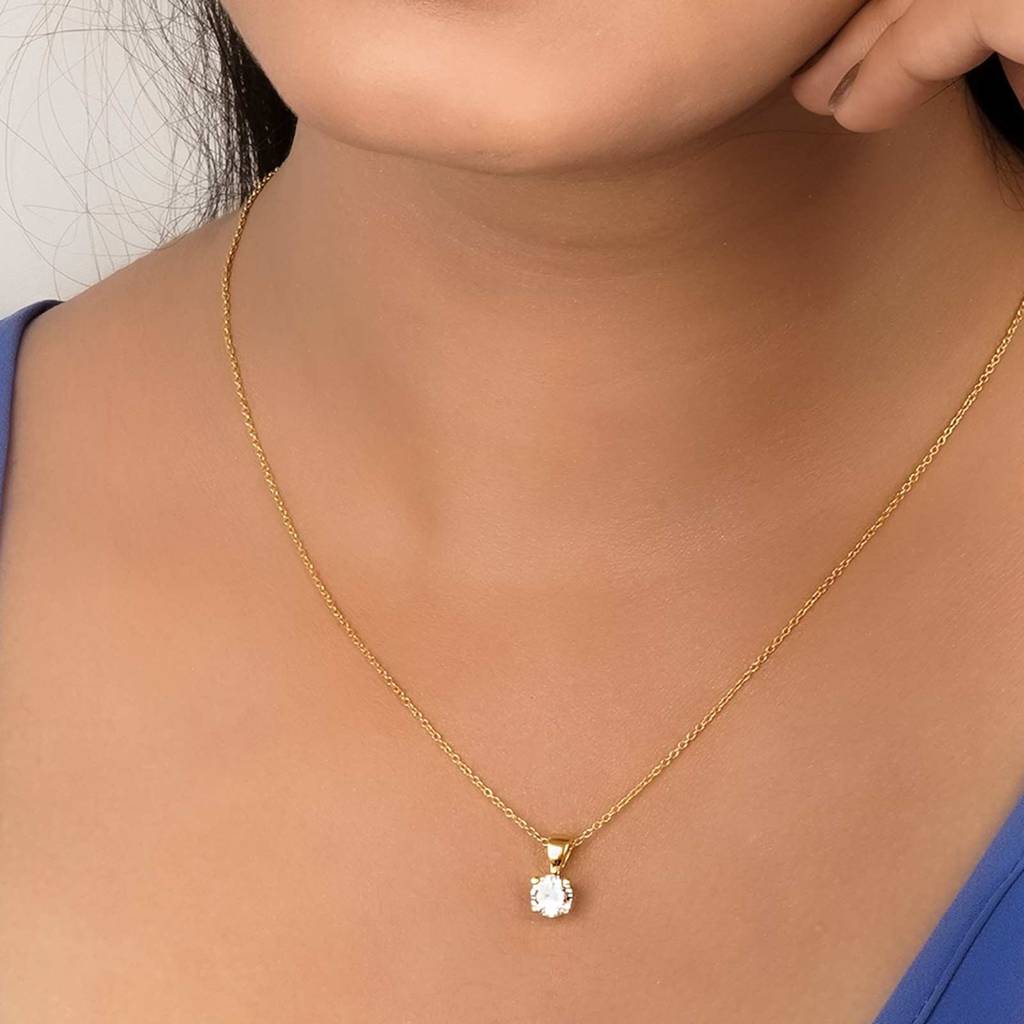 Golden Kohinoor Pendant : ZLP-1116