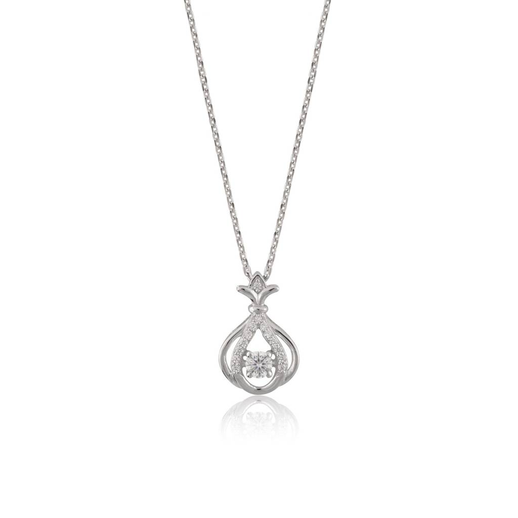 Silver Water Drop Pendant : ZLP-1121