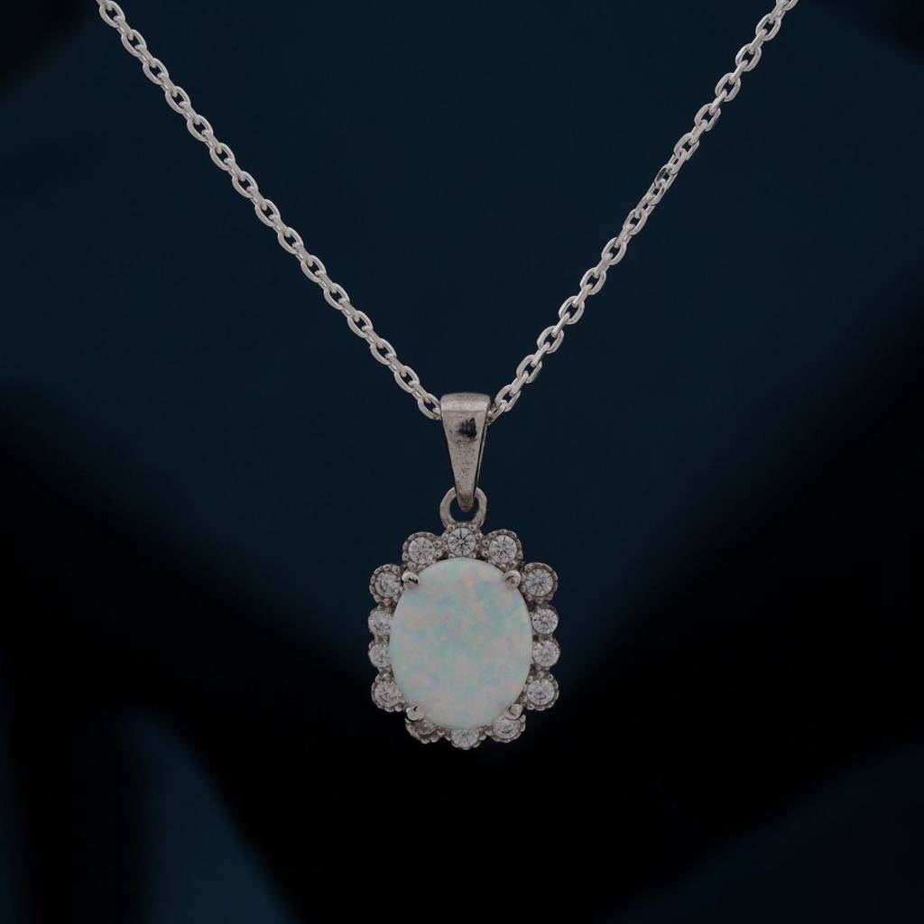 Silver Snow Queen Pendant : ZLP-1128