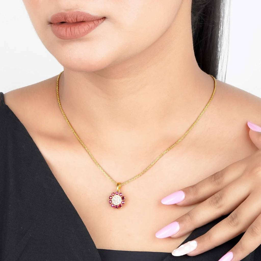 Golden Flory Penache Pendant : ZLP-1132Y
