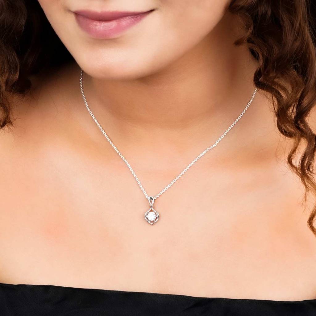 Silver Winsey Dazzling Pendant : ZLP-1137