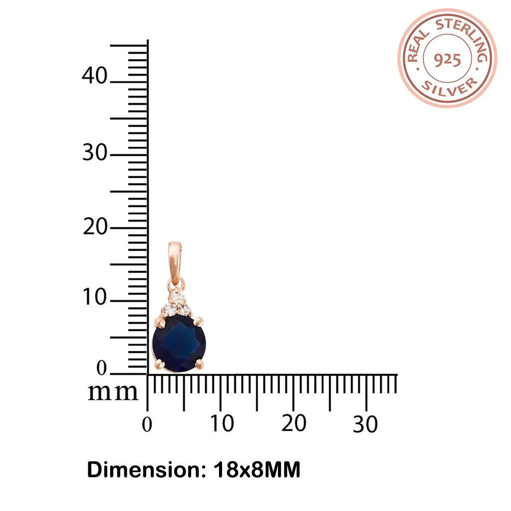 Rose Gold Mini Cute Pendant For Girls : ZLP-1140