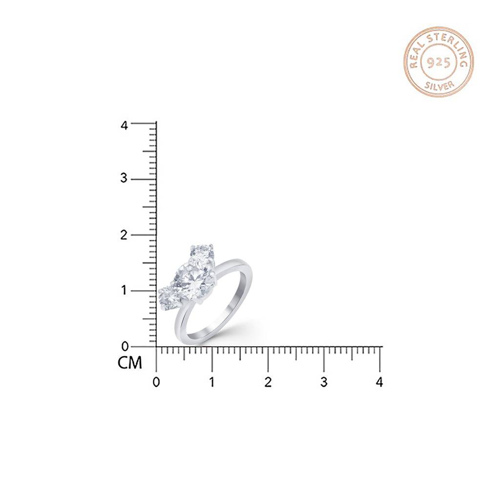 Silver Micky Mouse Inspired Ring : ZLR-1027