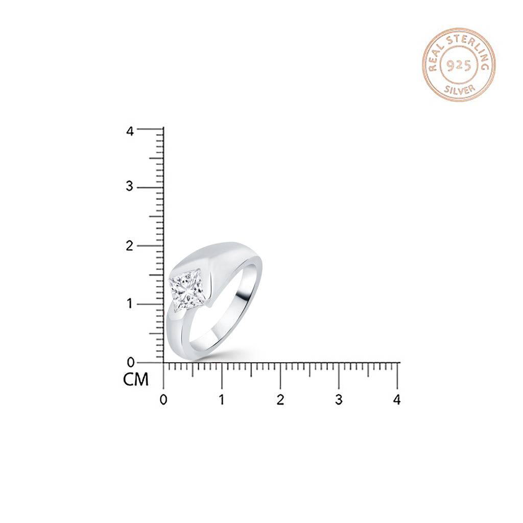 Silver Bold Ring For Him : ZLR-1028