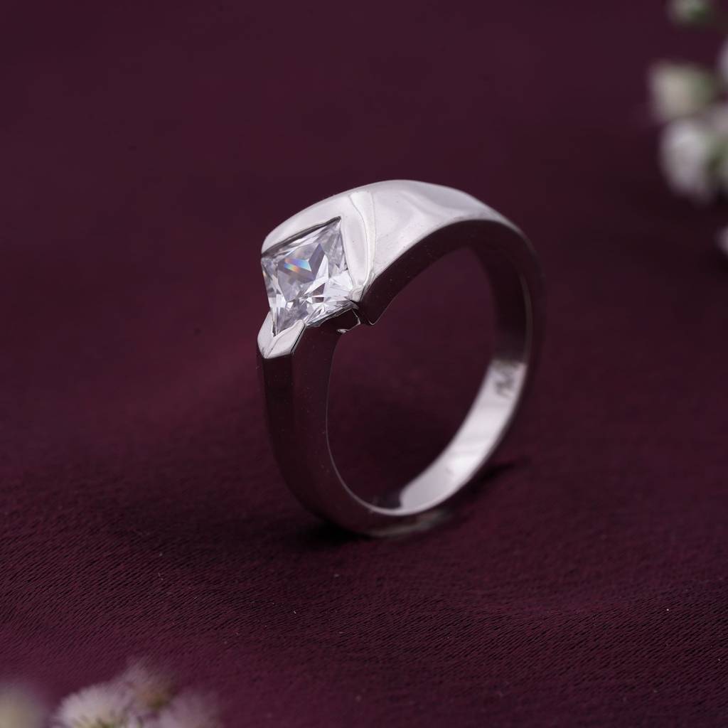 Silver Bold Ring For Him : ZLR-1028