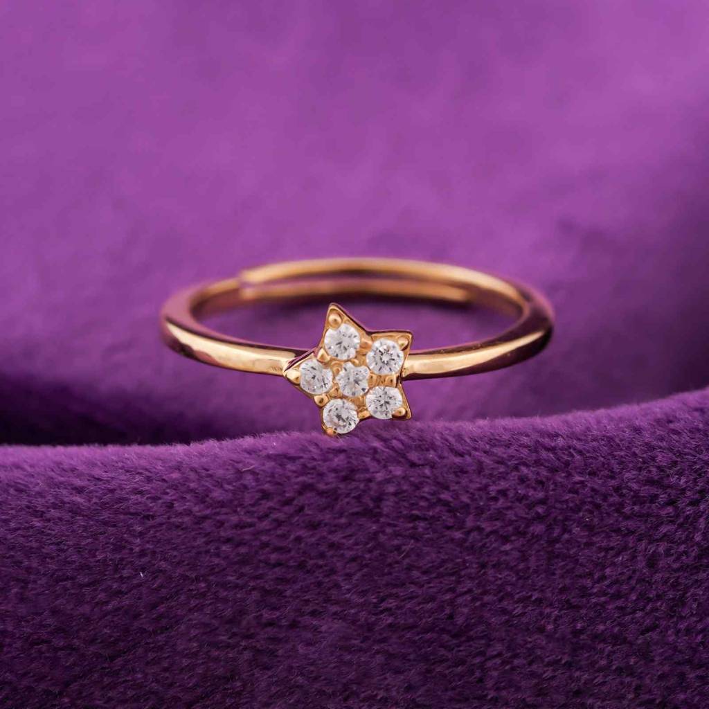 Golden Starry Stellar Ring : ZLR-1043