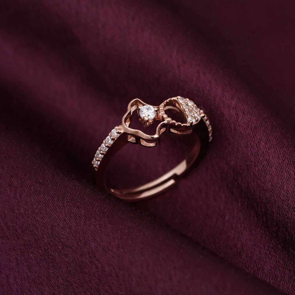 Rose Gold Precious Moment Ring : ZLR-1044