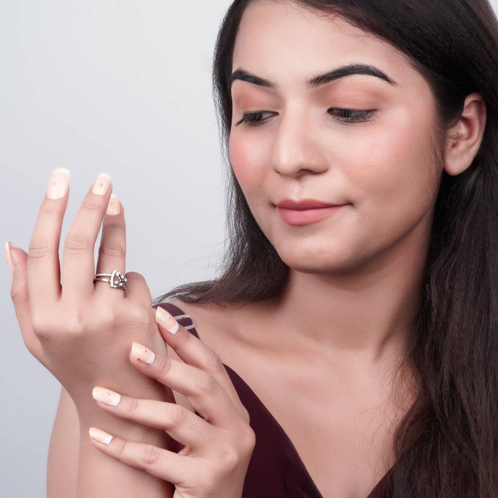 Silver Nature Tree Ring : ZLR-1079