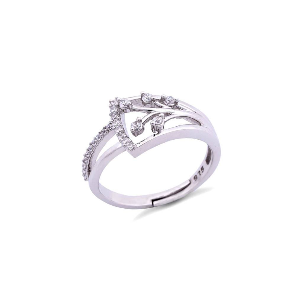 Silver Nature Tree Ring : ZLR-1079
