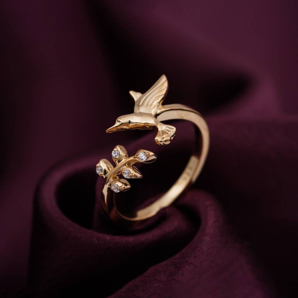 Golden Bird Ring For Women : ZLR-1080Y