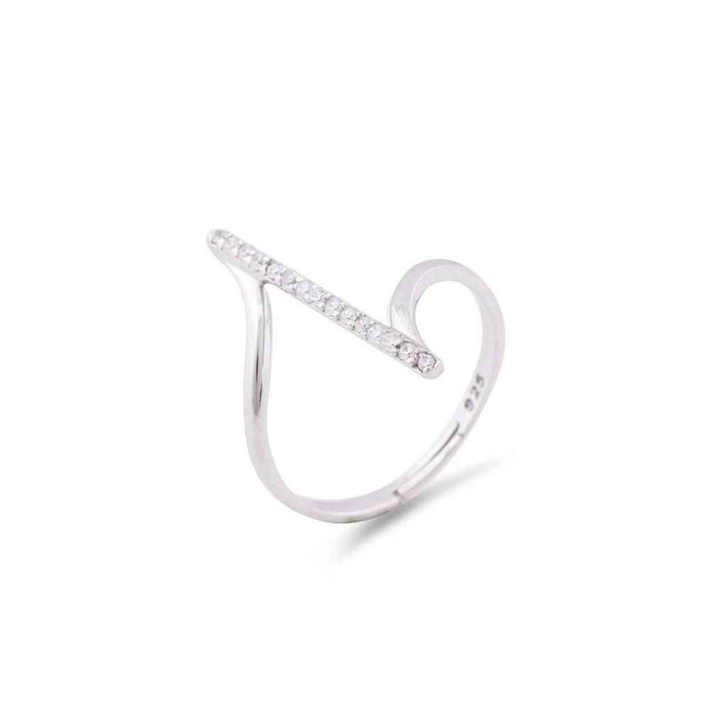 Silver Attracted To You Ring : ZLR-1091