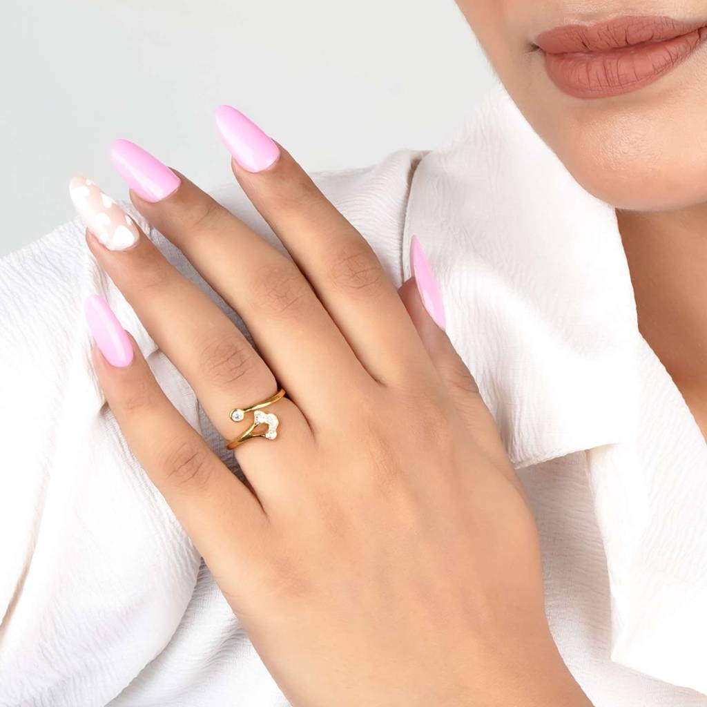 Golden Ever Glow Diamond Ring : ZLR-1112