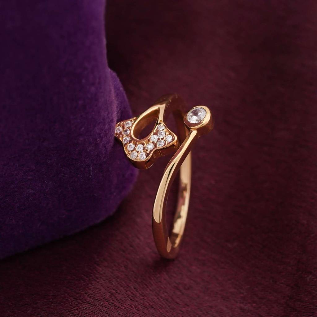Golden Ever Glow Diamond Ring : ZLR-1112