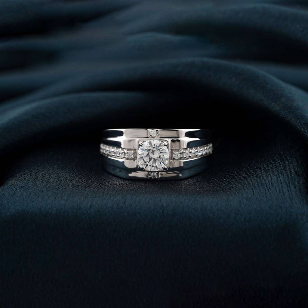 Silver Harmony Ring For Him : ZLR-1123