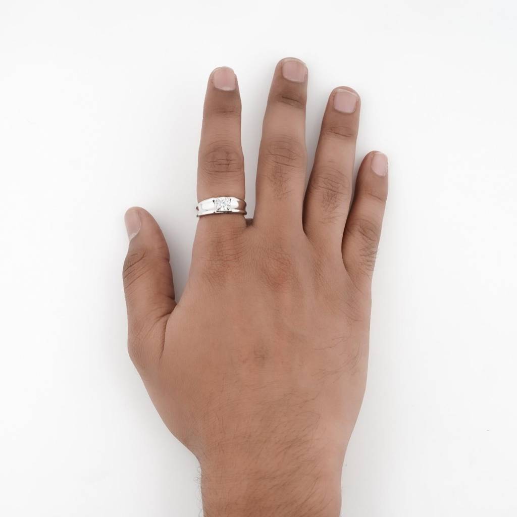 Silver Charming Band For Him : ZLR-1124