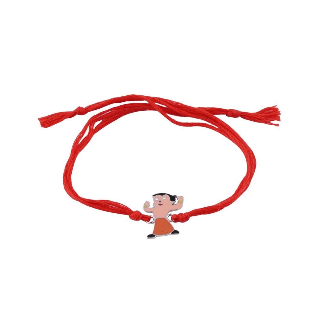 Silver Chota Bheem Rakhi For Kids : ZLRH-1008
