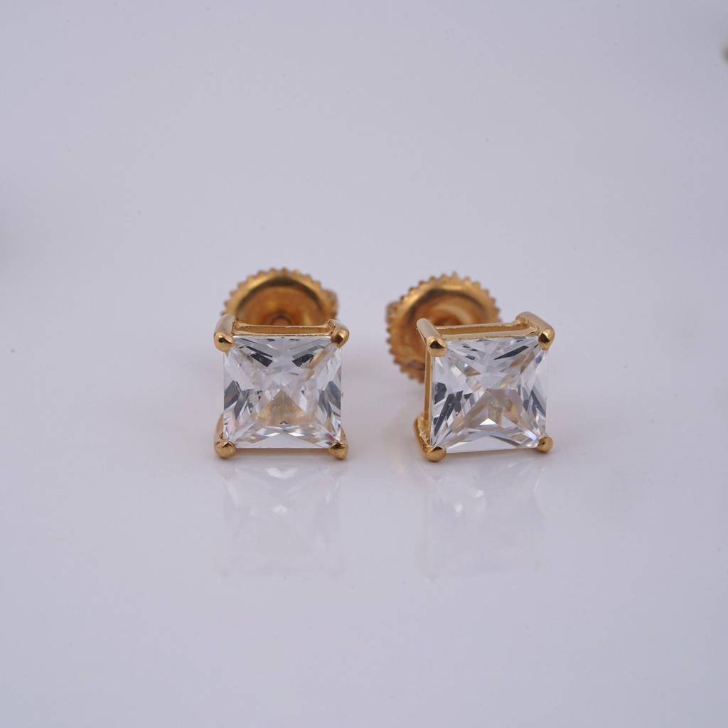 Golden Princess Tiny Stud Earrings : ZLSTD-1045