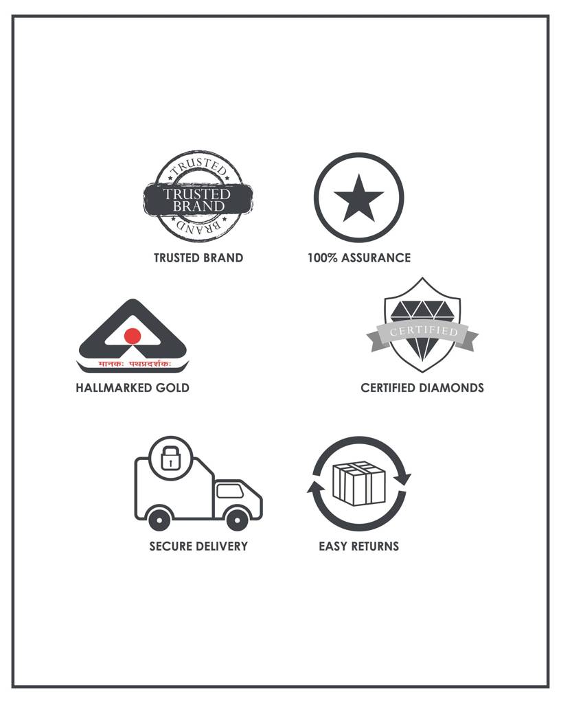 KuberBox 18K Yellow Gold Classic 6 Prong 4 Cent Nose Stud