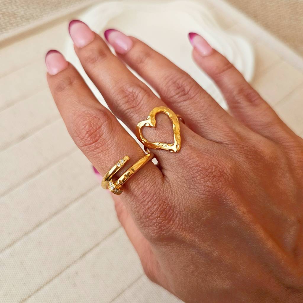 Zircon Nail Ring : TAA-9882348421398-RING