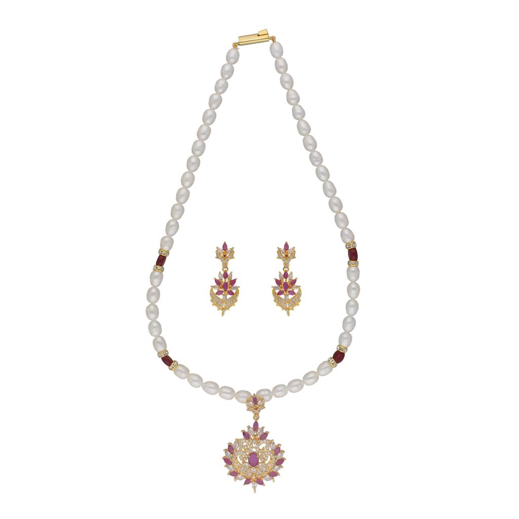 Dheeksha 1 Line Pearl Sets : JPOCT-22-12