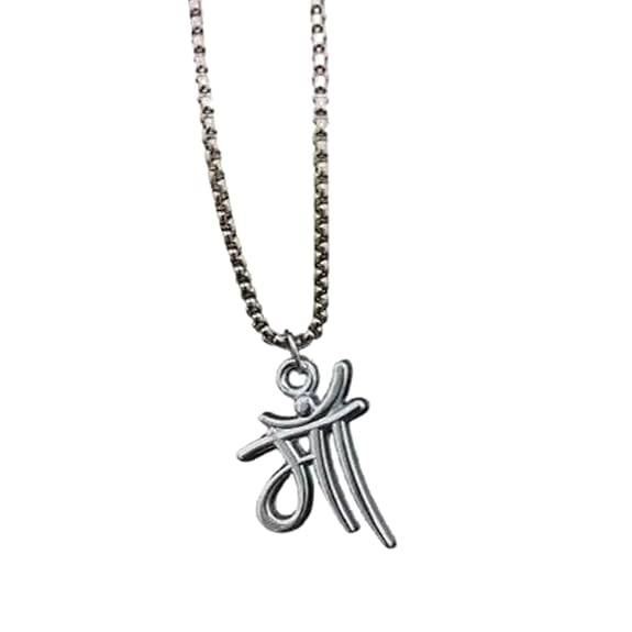 Gehena By Estele Spiritual Maa Locket Pendant For Men & Women: Rhodium-Finished Spiritual & Devotional Cha : OSAK044-IRPENDANT