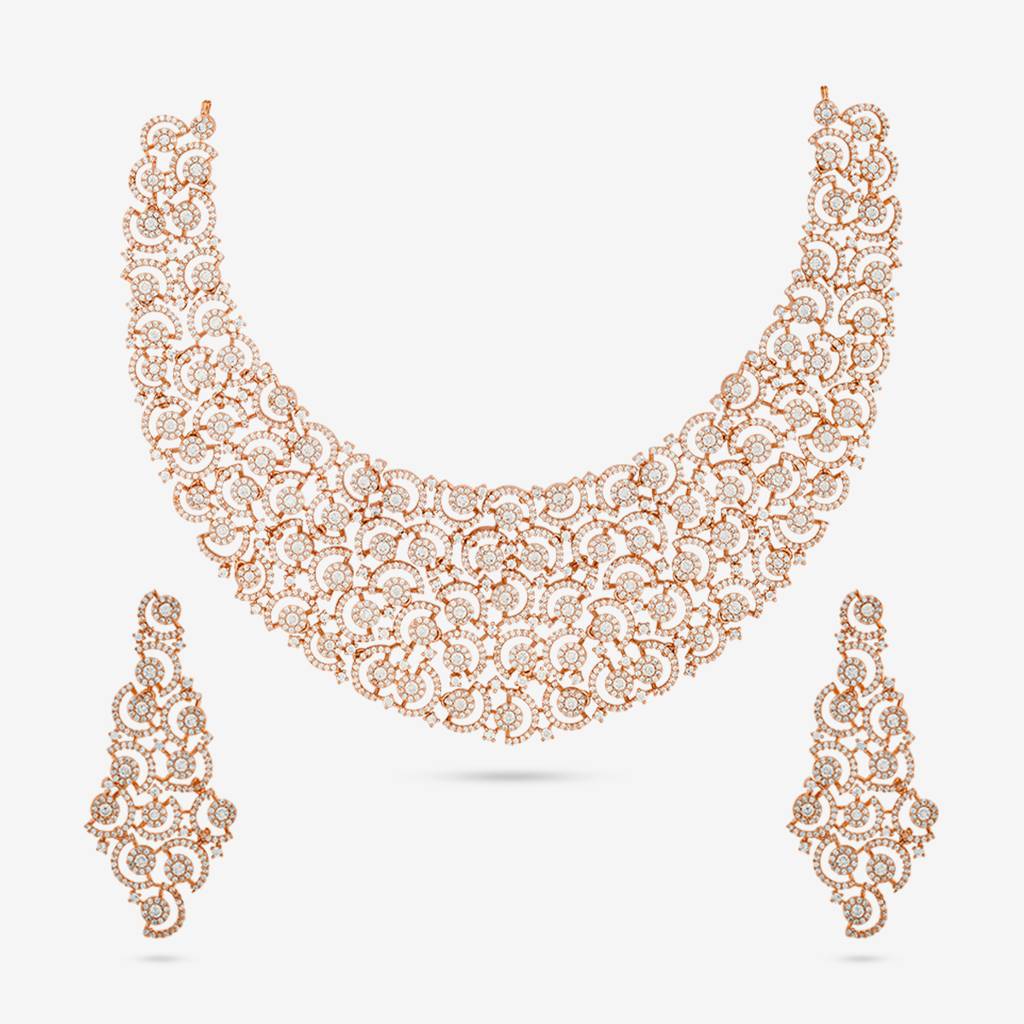 Party Zircon Jewellery Set - 454887 : 461841