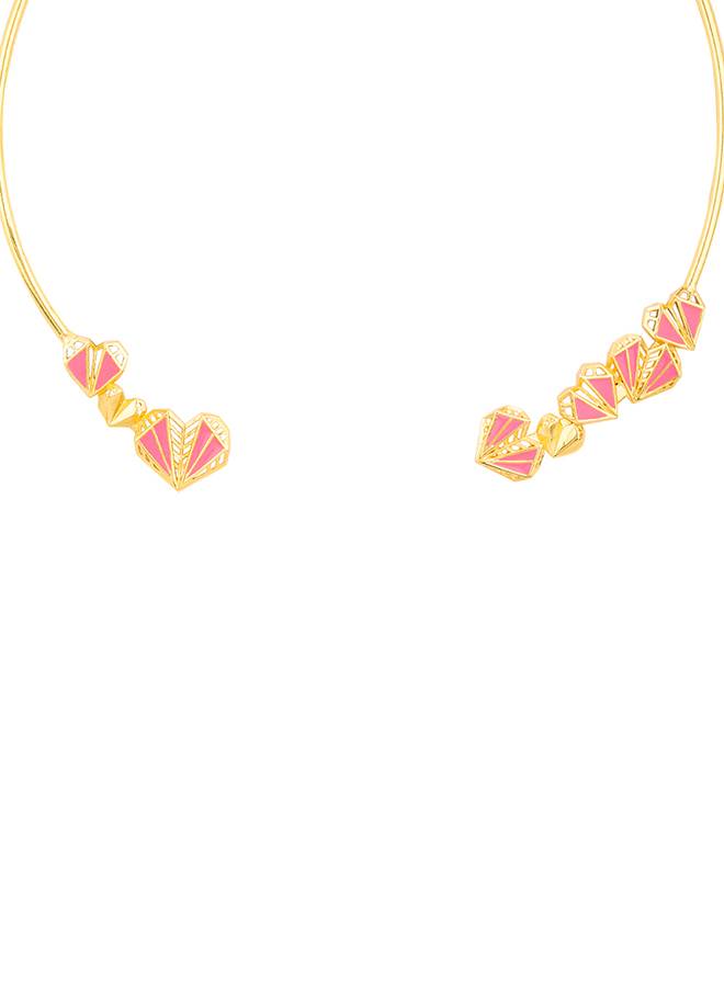 Mi Amore Geometric Motifs Open Style Necklace : 8905124078060