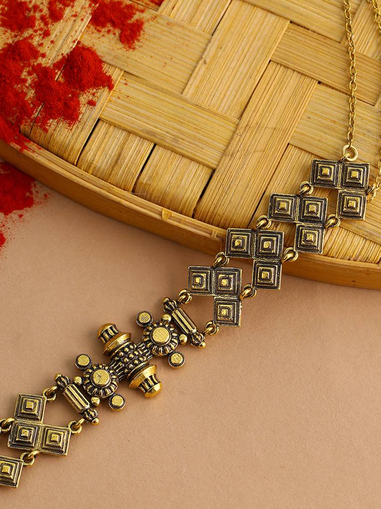 Temple Of Love Lattice Pattern Choker Necklace : 8905124065343