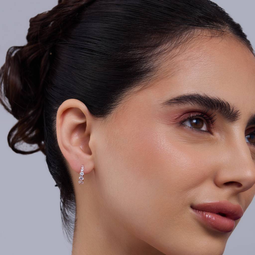 Kushal'S Fashion Jewellery -Plated Party 92.5 Sterling Silver Hoops & Huggies-180926 : 432576