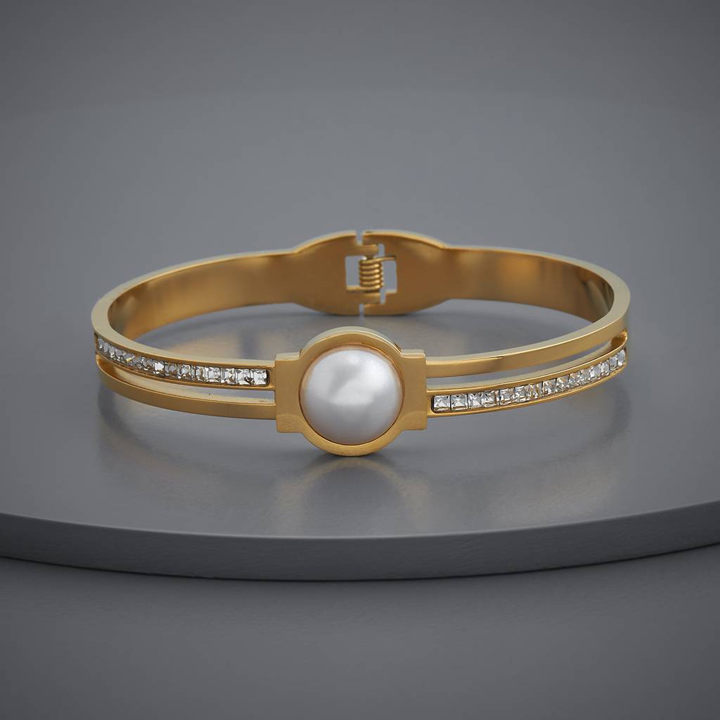 Kushal'S Fashion Jewellery Pearl  Party Trendy Kada-184761 : 441098