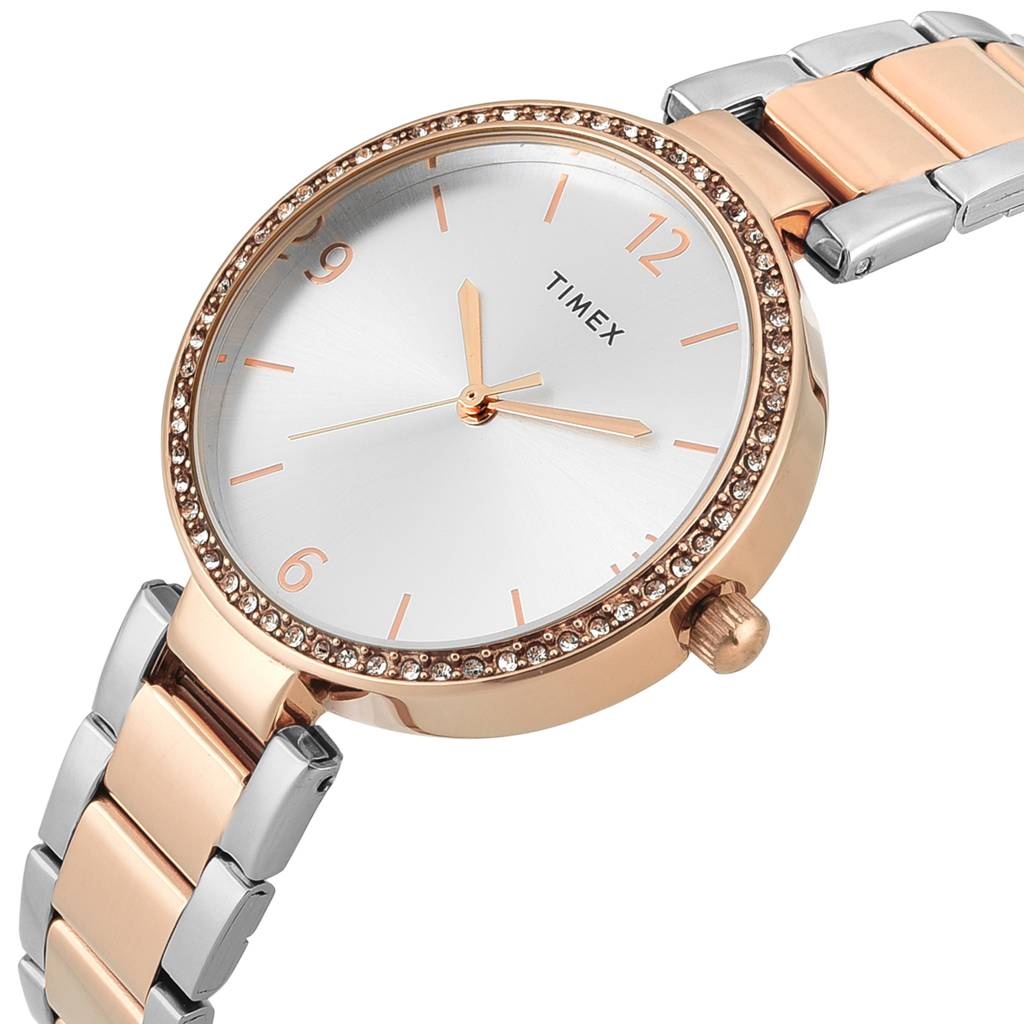 Timex Trendline Round 35Mm Analog Women Watch - Twel18718 : TWEL18720