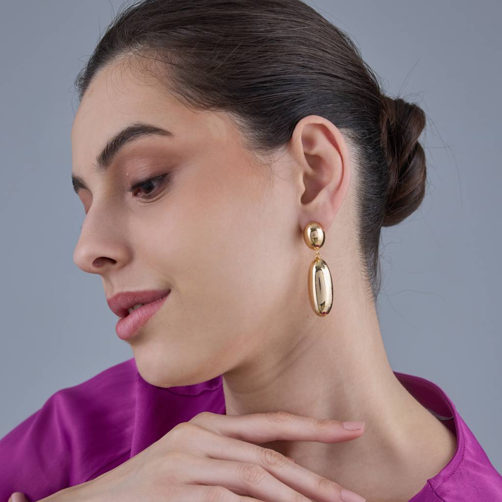 Kushal'S Fashion Jewellery Gold Gold-Plated Trendy Drops-438197 : 438197