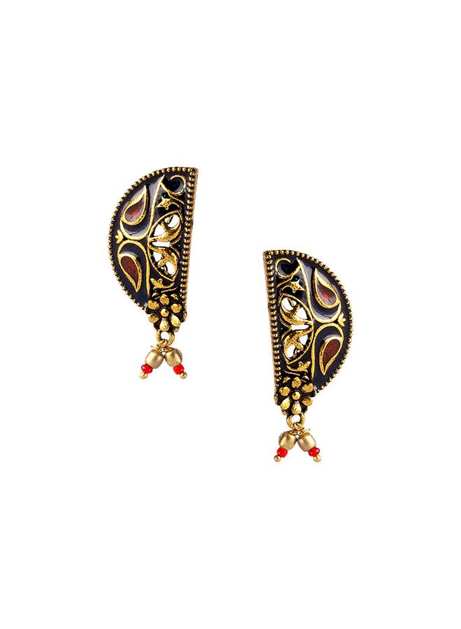 Arabian Nights Round Brass Necklace Sets : 8905124424041