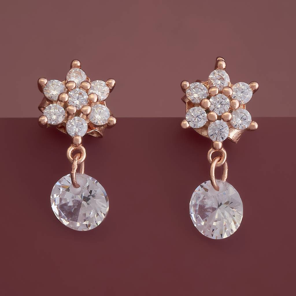 Kushal'S Fashion Jewellery Office Wear Silver Earring-176592 : 423328