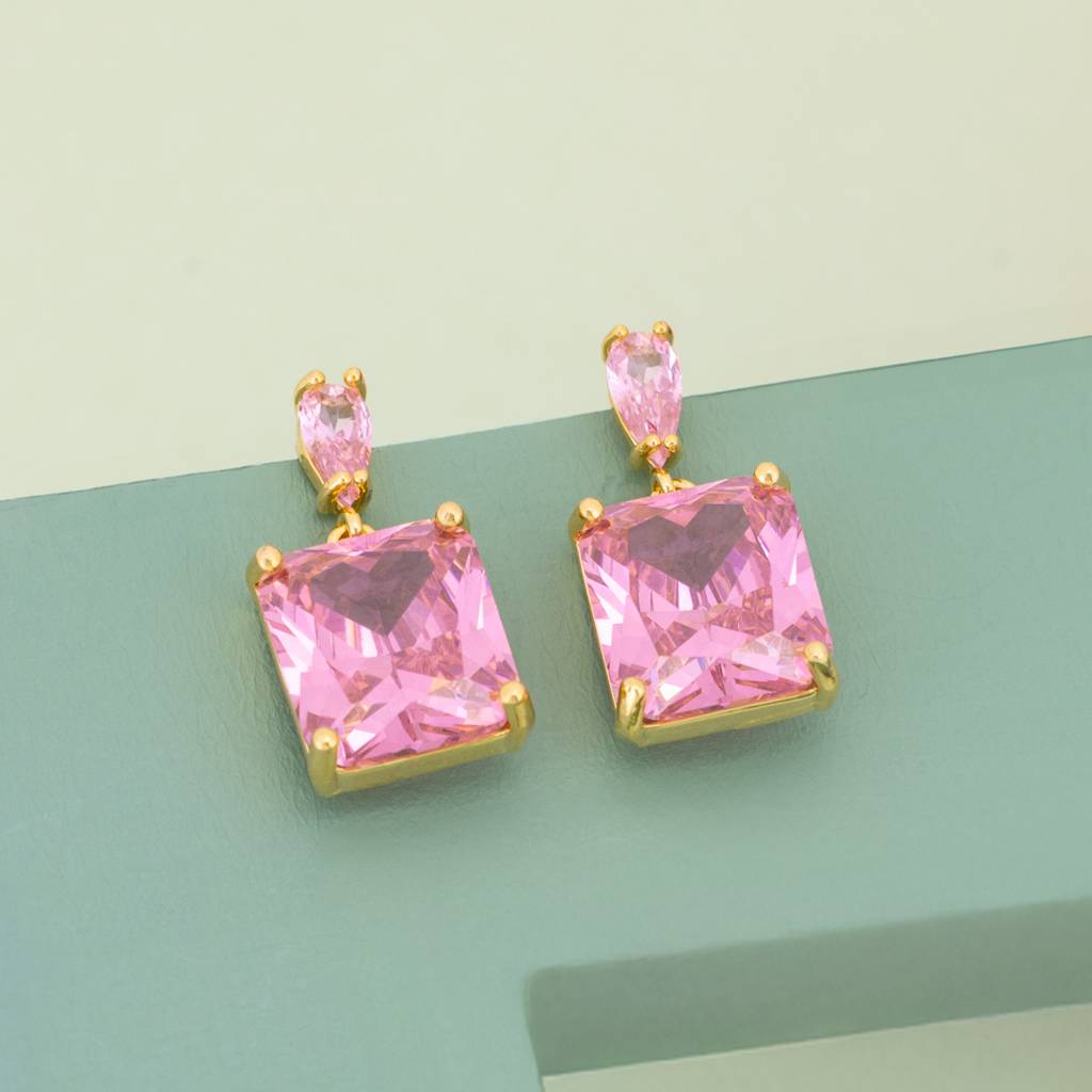 Kushal'S Fashion Jewellery Plated Party Trendy Zircon Drops-187438 : 446643