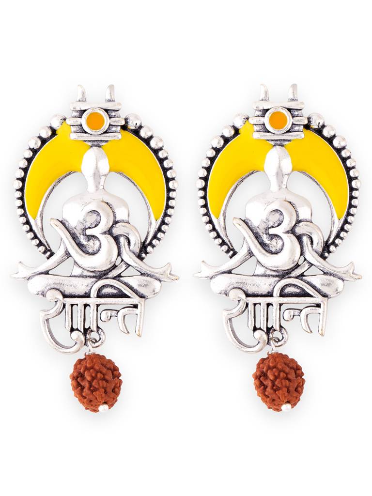 Aham Brahmasmi Om Shanti Earrings : 8905124111880