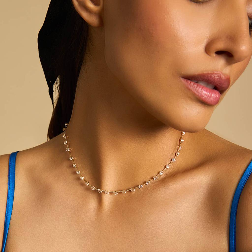 Kushal'S Fashion Jewellery Plated Party Copper Trendy Necklace