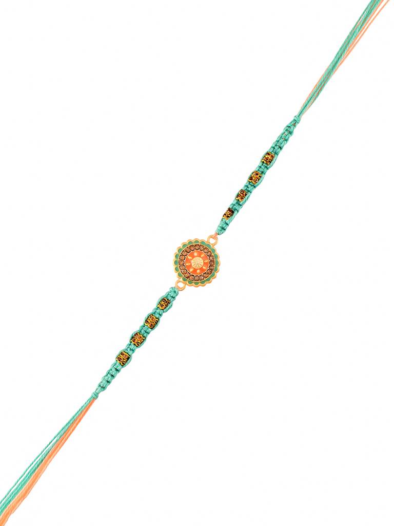 Men'S Traditional- Design Beaded Thread Rakhi For Brother : 8905124524697