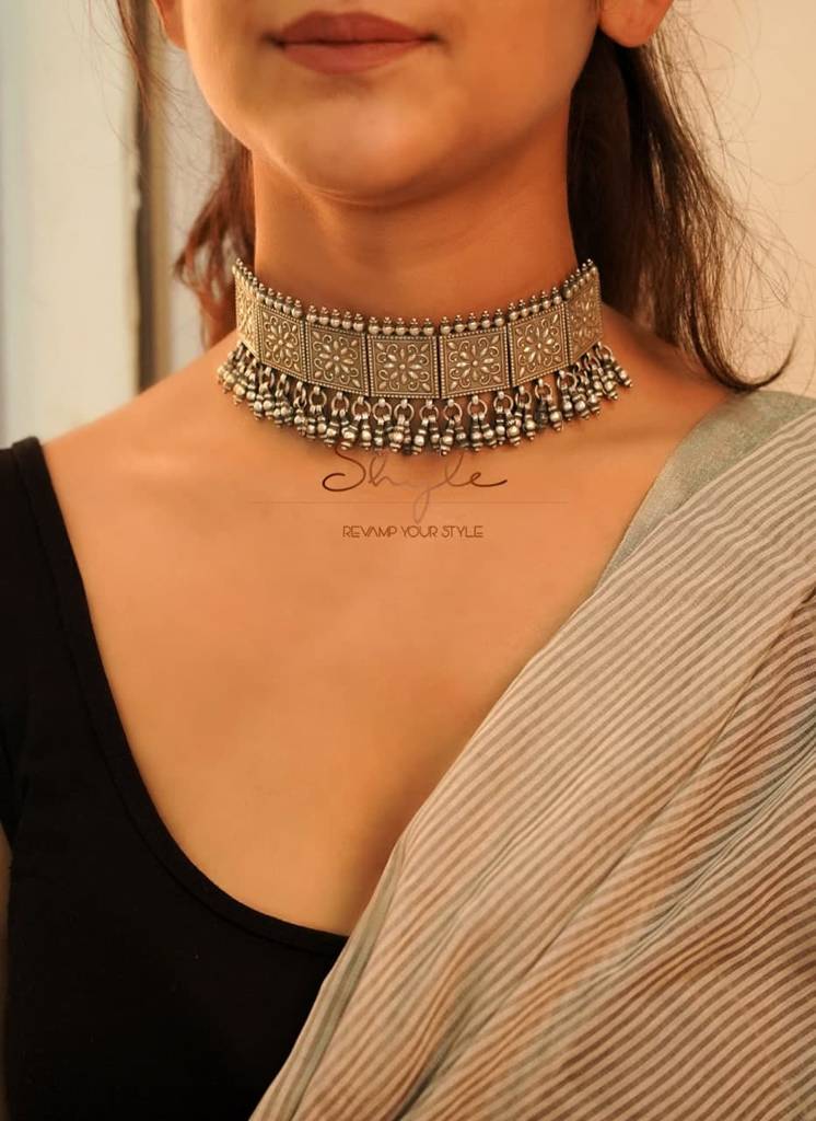 Tattva Intricate Ghughri Choker : SN189-1