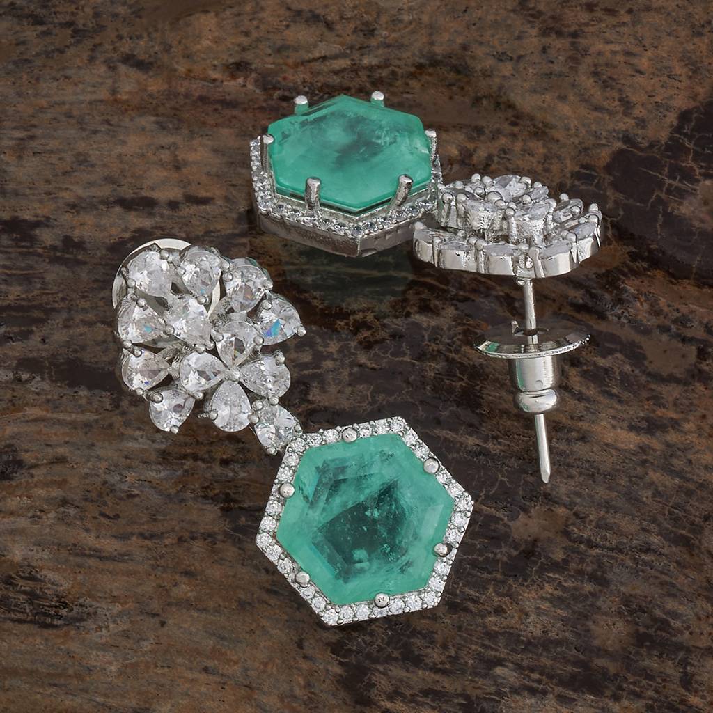 Kushal'S Fashion Jewellery Contemporary Drop Earrings-177209 : 424755