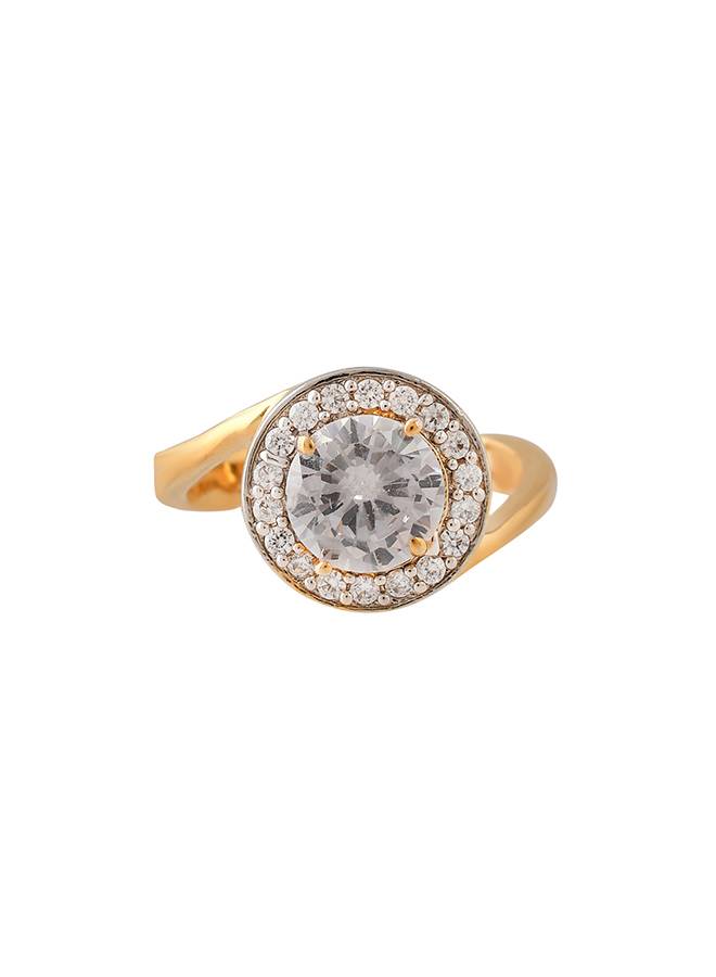 Sparkling Essentials Round Cut Cluster Setting White Cz Box Set : 8905124480160