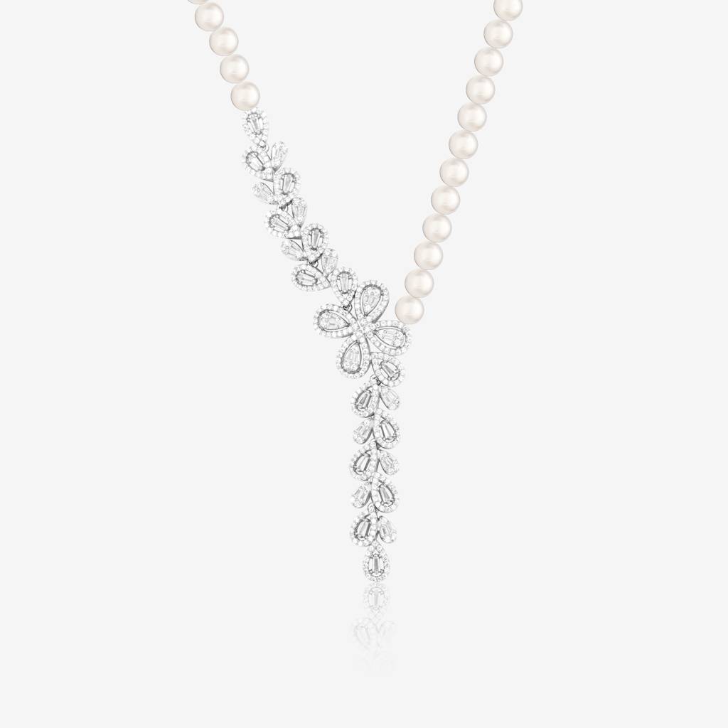 Pearl Petal Jewellery Set : JS6