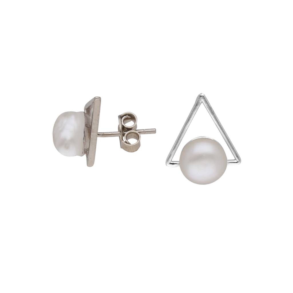 Iconic 925 Silver Stud Earrings : JPMAY-22-105