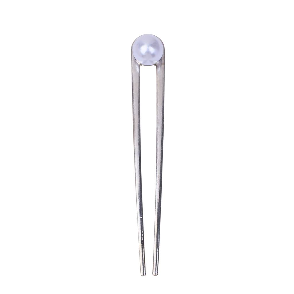 Opaline Bun Pin : HX-HP-S-0034-S-WH