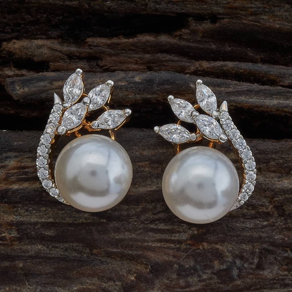 Kushal'S Fashion Jewellery Plated Party Zircon Studs-170742 : 411243