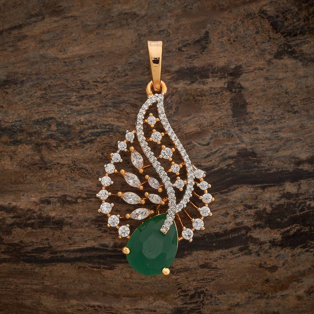 Kushal'S Fashion Jewellery Plated Party Zircon Pendant Set -181214 : 433265