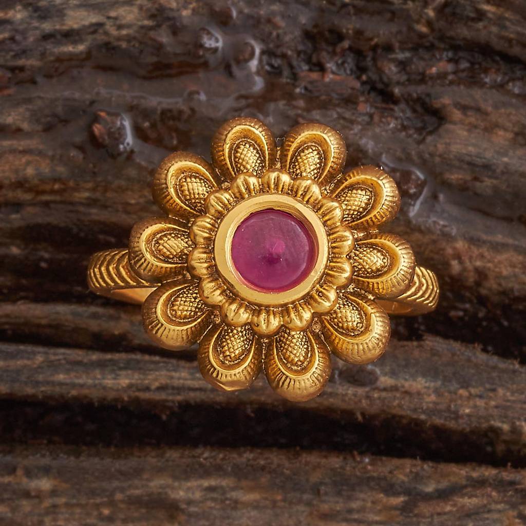 Kushal'S Fashion Jewellery Plated Ethnic Antique Finger Ring-184956 : 441574