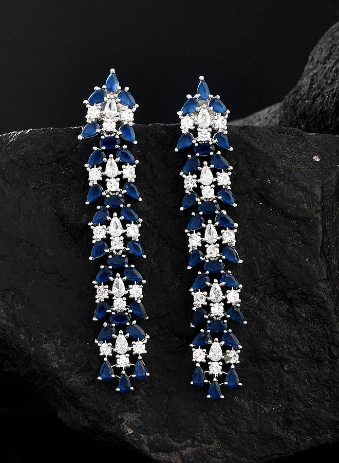 Starlight Hesper Long Drop Statement Earrings : 8905124515107