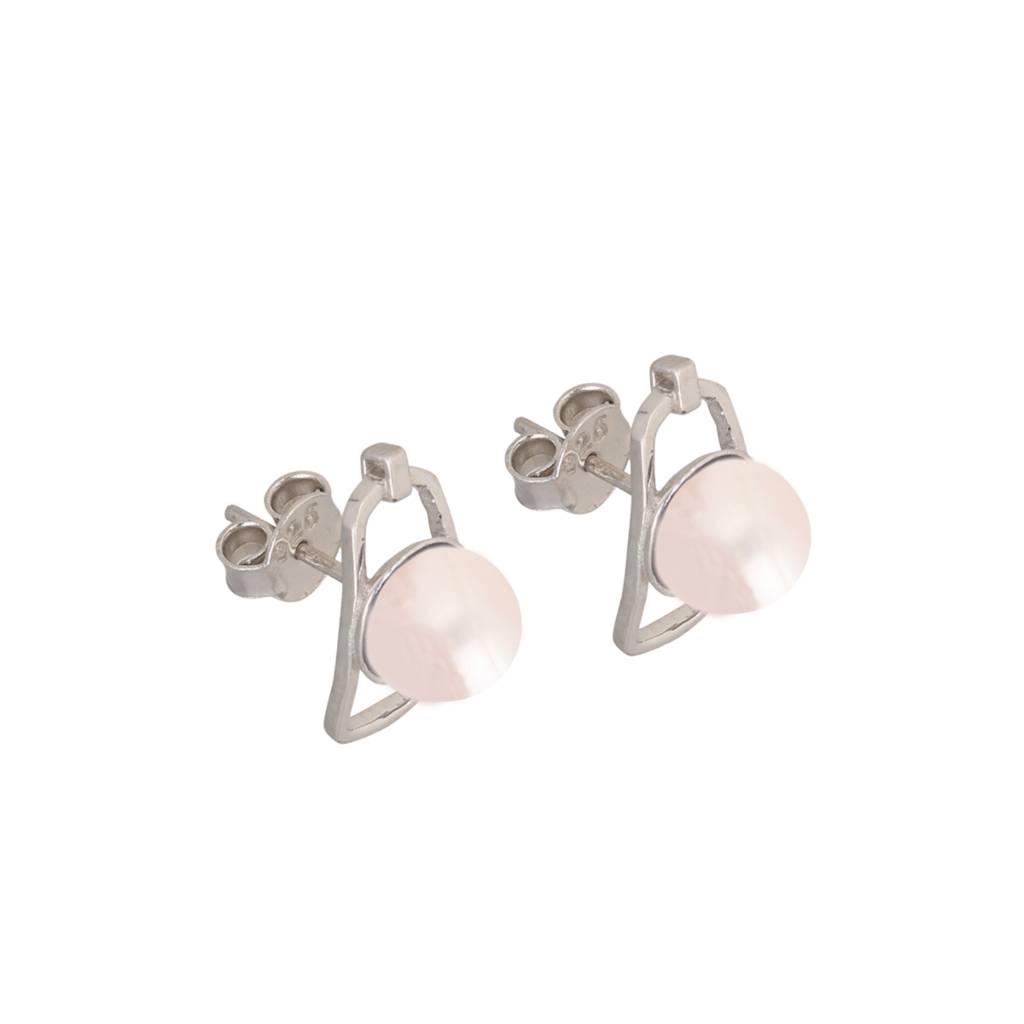 Ekta 925 Silver Stud Earrings : JPMAY-22-137