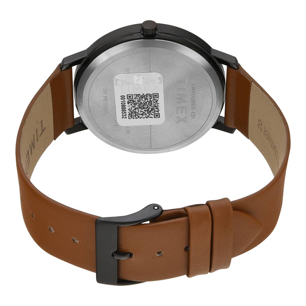 Timex Trendline Round 41Mm Black Dial Analog Men Watch - Tw0Tg8031 : TW0TG8031